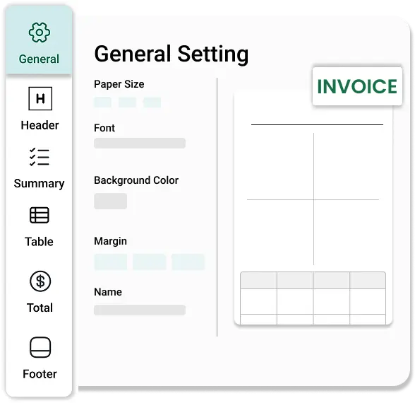 Invoice Creation Interface
