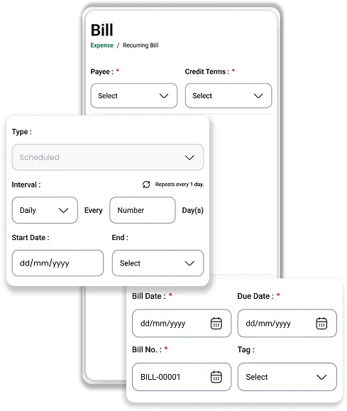 subscription plan configuration interface